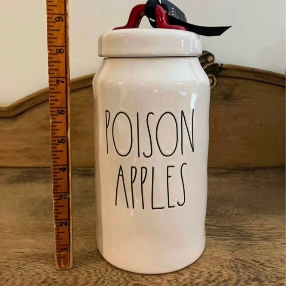 Rae Dunn Disney Snow White Evil
Queen Poison Apples Canister
